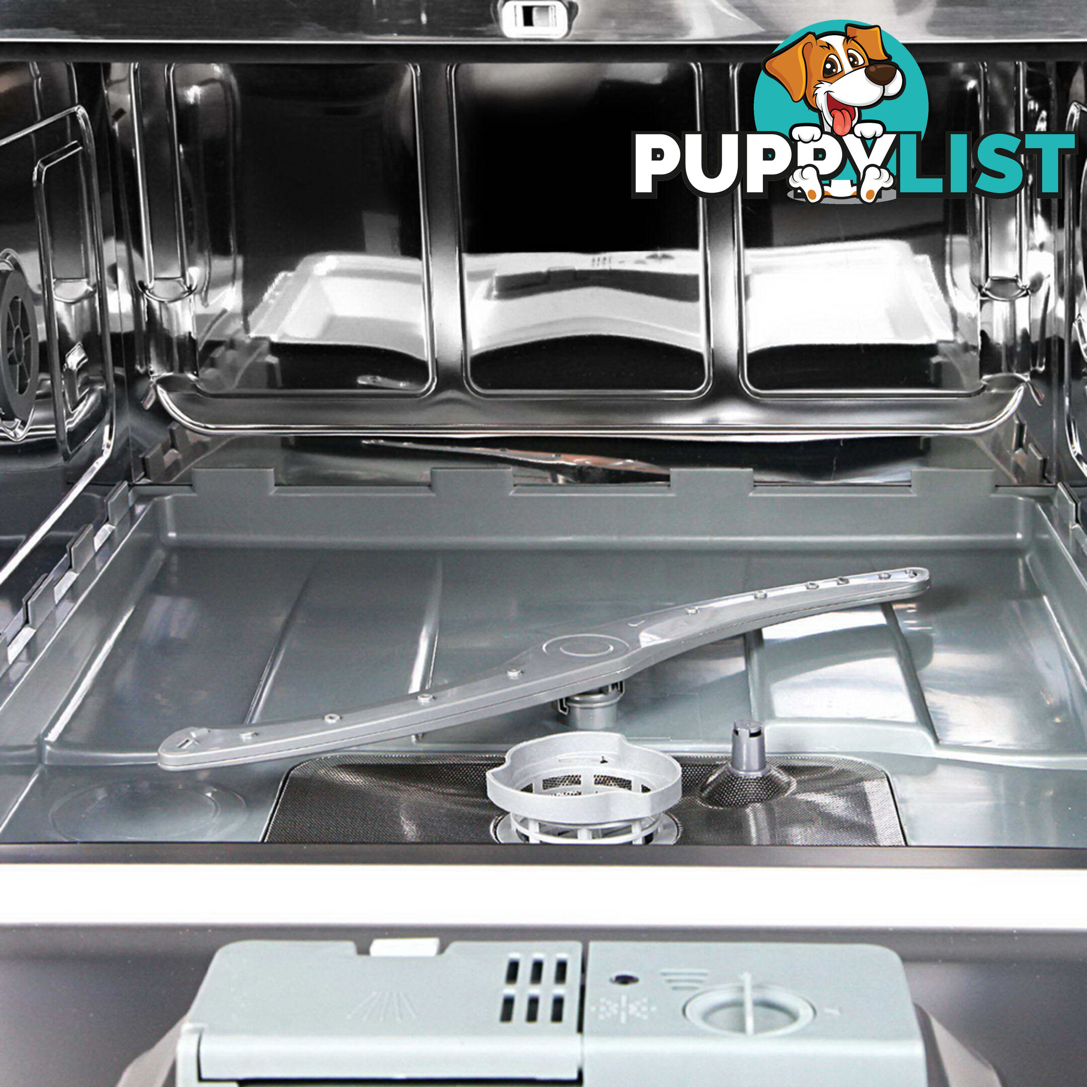 5 Star Chef Electric Benchtop Dishwasher Silver