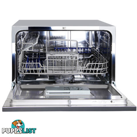 5 Star Chef Electric Benchtop Dishwasher Silver