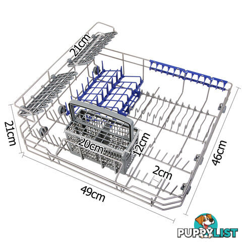 5 Star Chef Electric Benchtop Dishwasher Silver