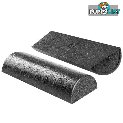 Yoga Gym Pilates EPP Stick Foam Roller Black 30 x 15cm