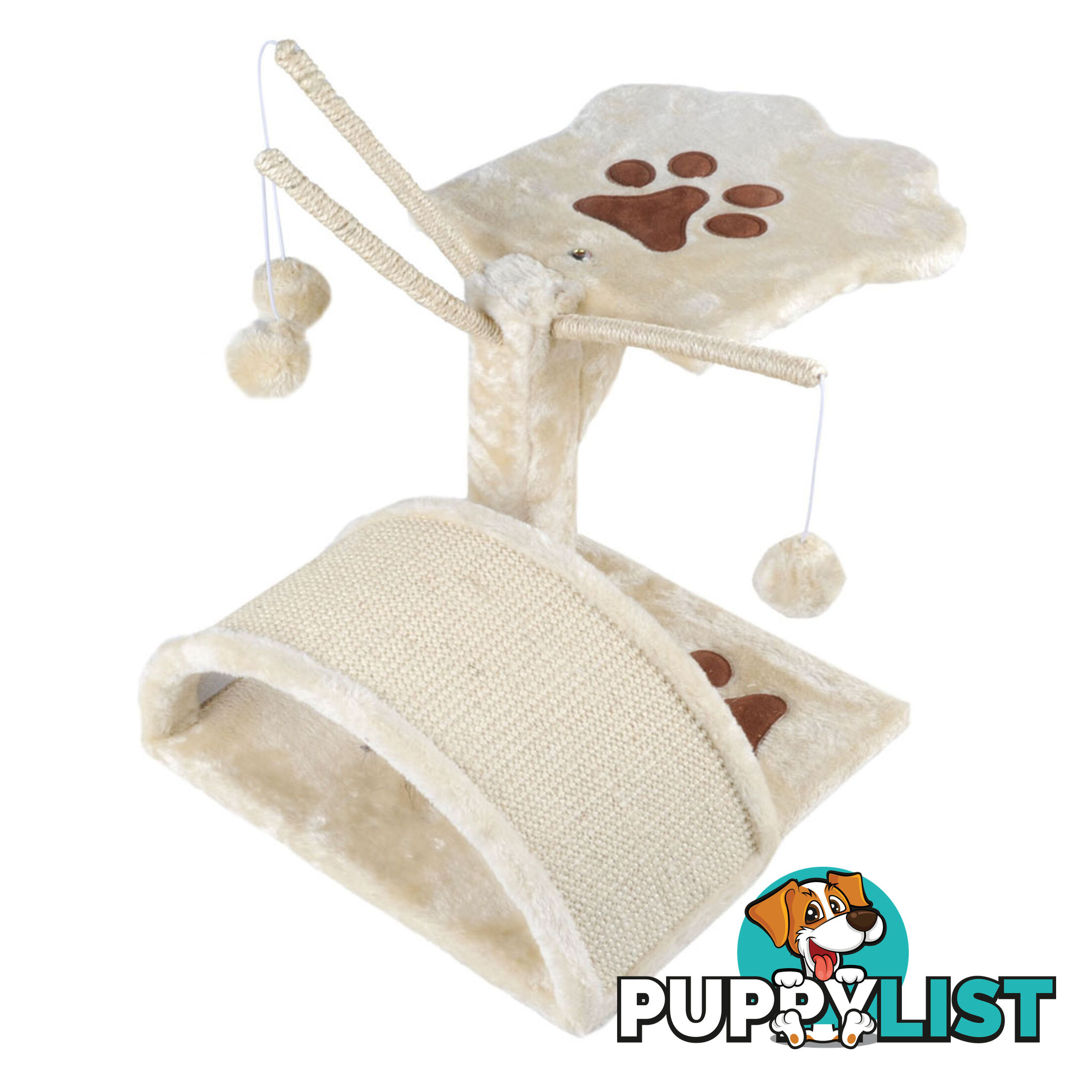 Cat Scratching Poles Post Furniture Tree House Beige