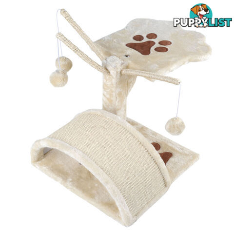 Cat Scratching Poles Post Furniture Tree House Beige