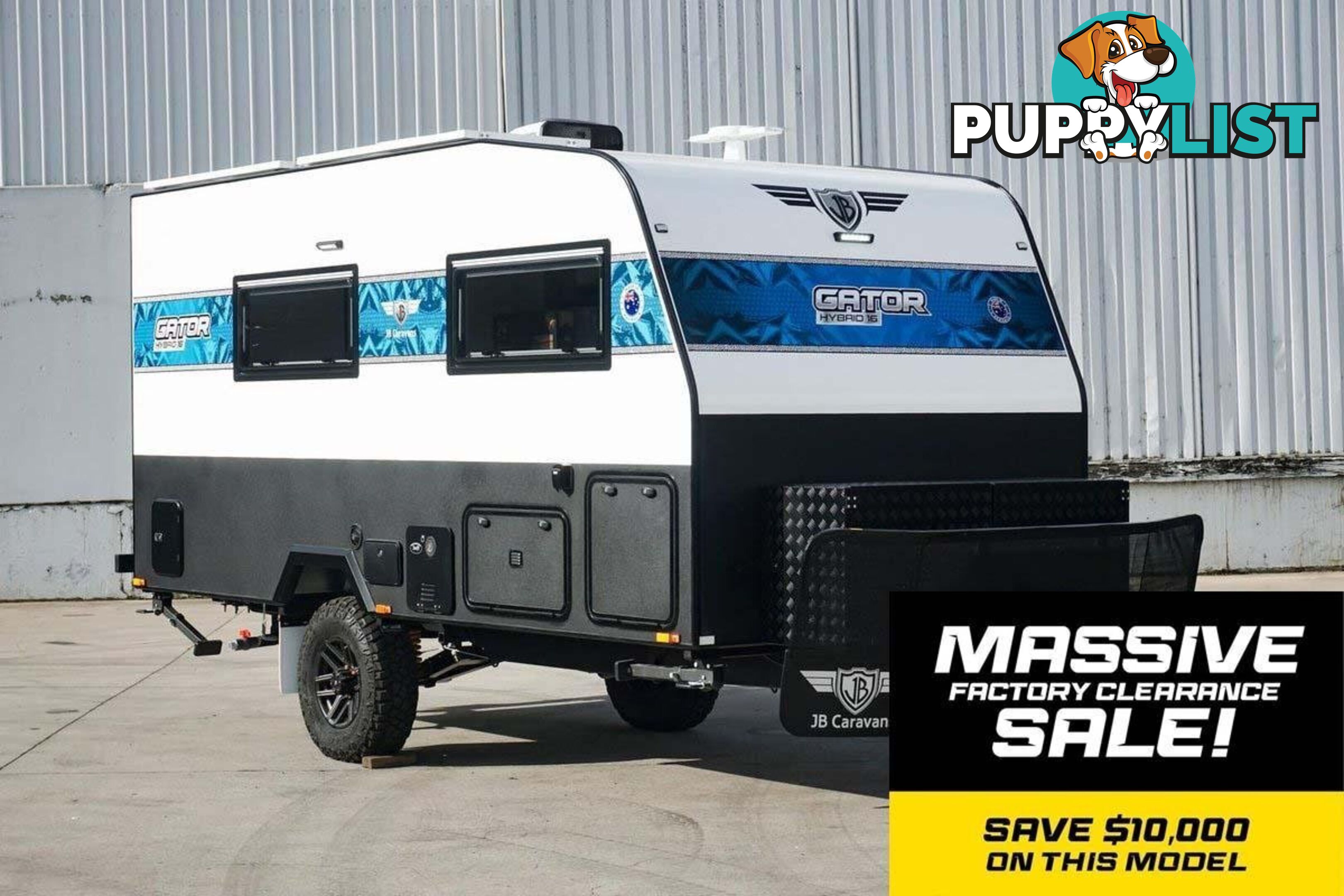 2024 JB CARAVANS 16' GATOR HYBRID 