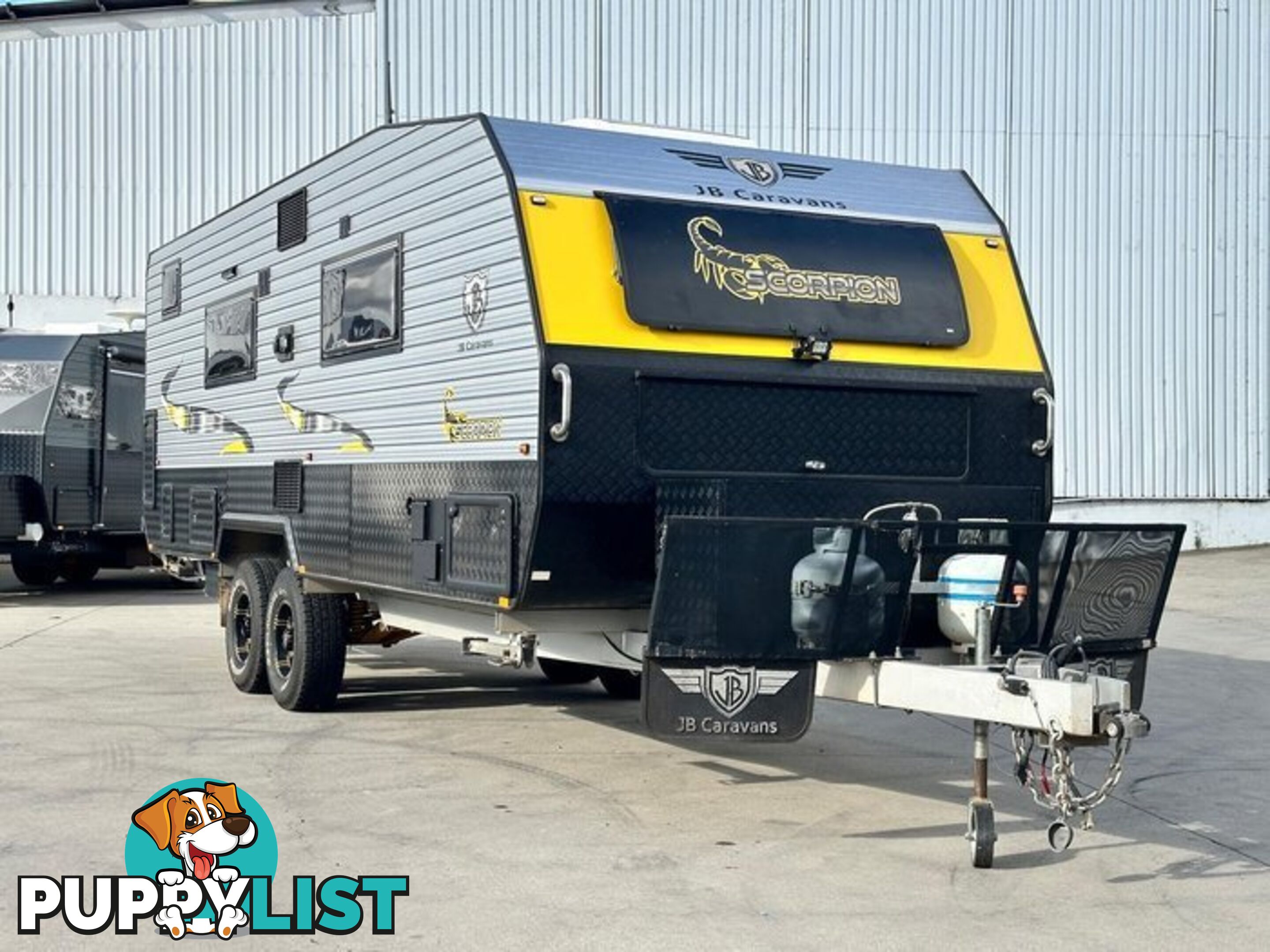 2018 JB CARAVANS 23' SCORPION FRONT CLUB SINGLE/KING BED 