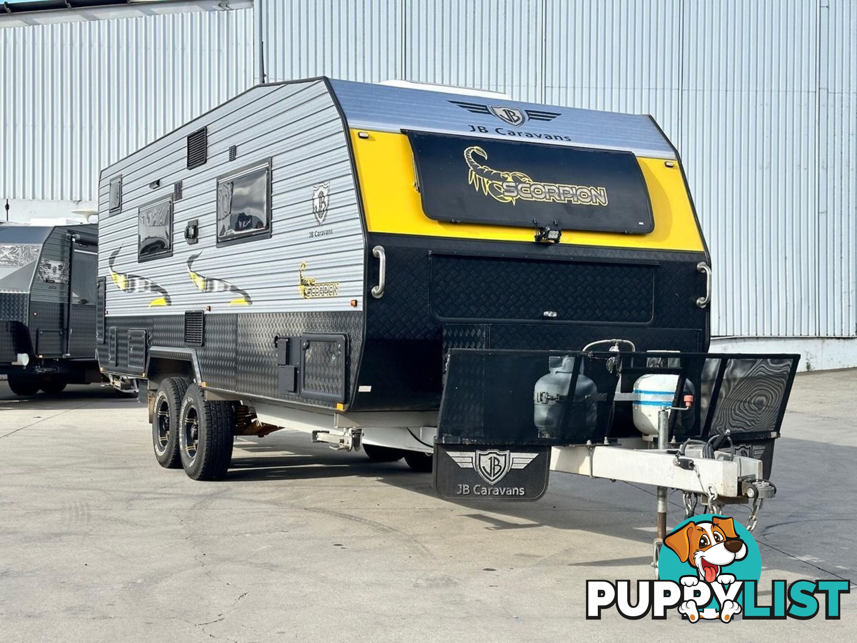 2018 JB CARAVANS 23' SCORPION FRONT CLUB SINGLE/KING BED 