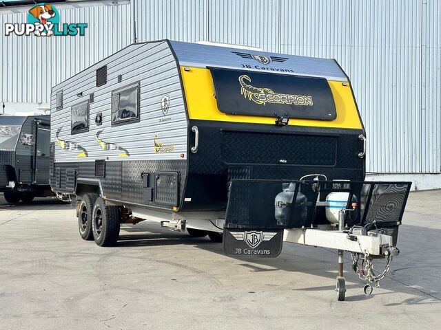 2018 JB CARAVANS 23' SCORPION FRONT CLUB SINGLE/KING BED 