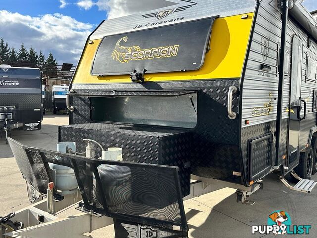 2018 JB CARAVANS 23' SCORPION FRONT CLUB SINGLE/KING BED 