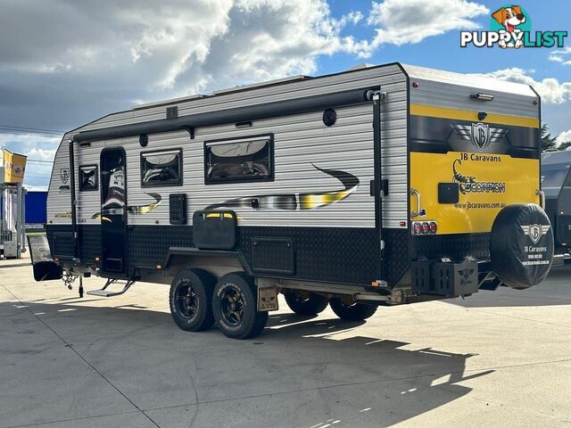 2018 JB CARAVANS 23' SCORPION FRONT CLUB SINGLE/KING BED 