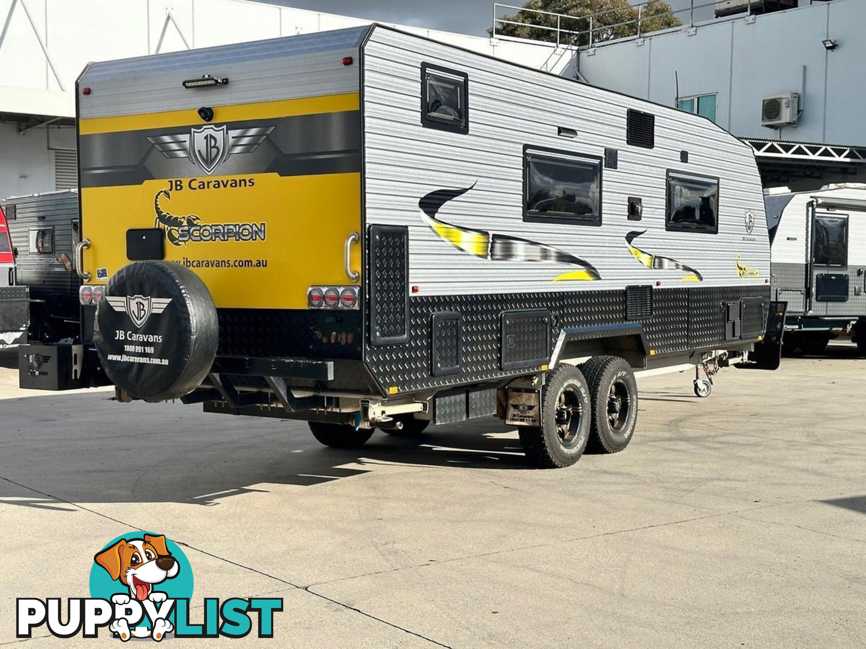 2018 JB CARAVANS 23' SCORPION FRONT CLUB SINGLE/KING BED 