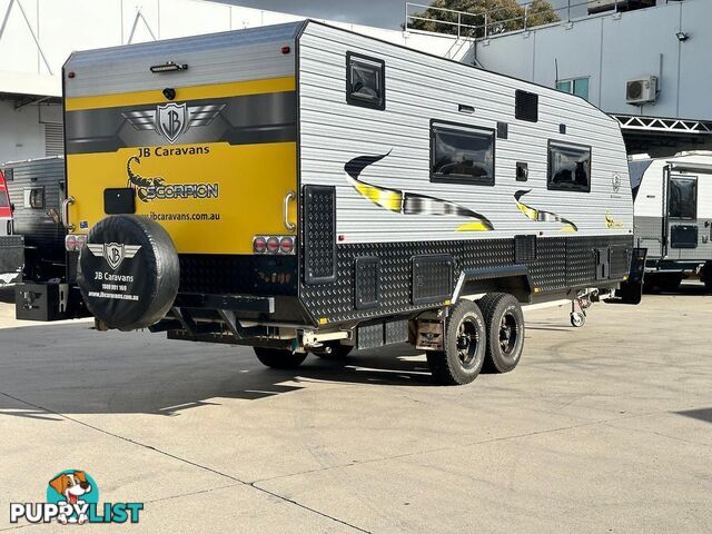 2018 JB CARAVANS 23' SCORPION FRONT CLUB SINGLE/KING BED 