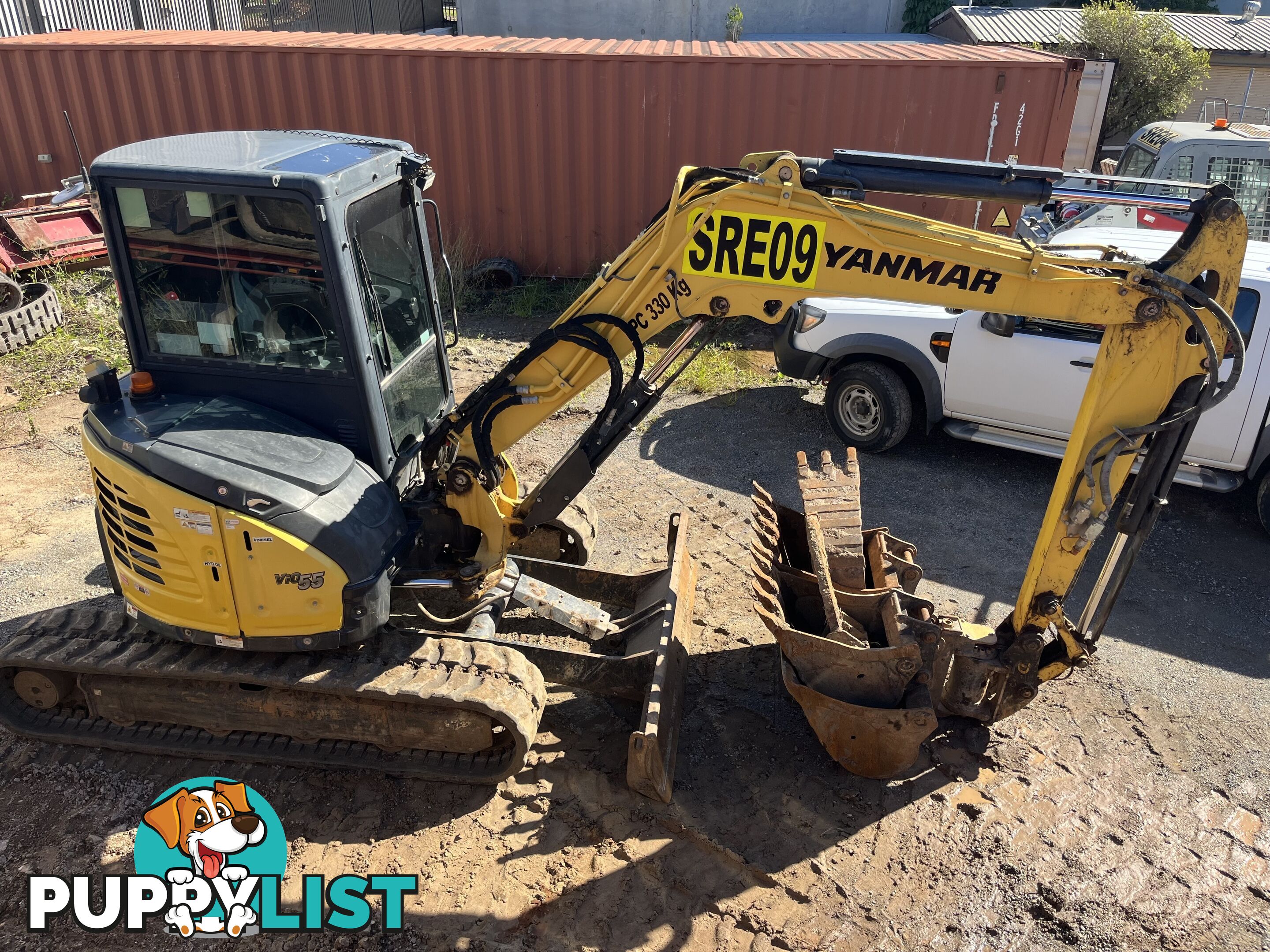 2020 Yanmar VIO55-6A excavator, Dougherty 350,450,600 buckets, mud bucket, ripper