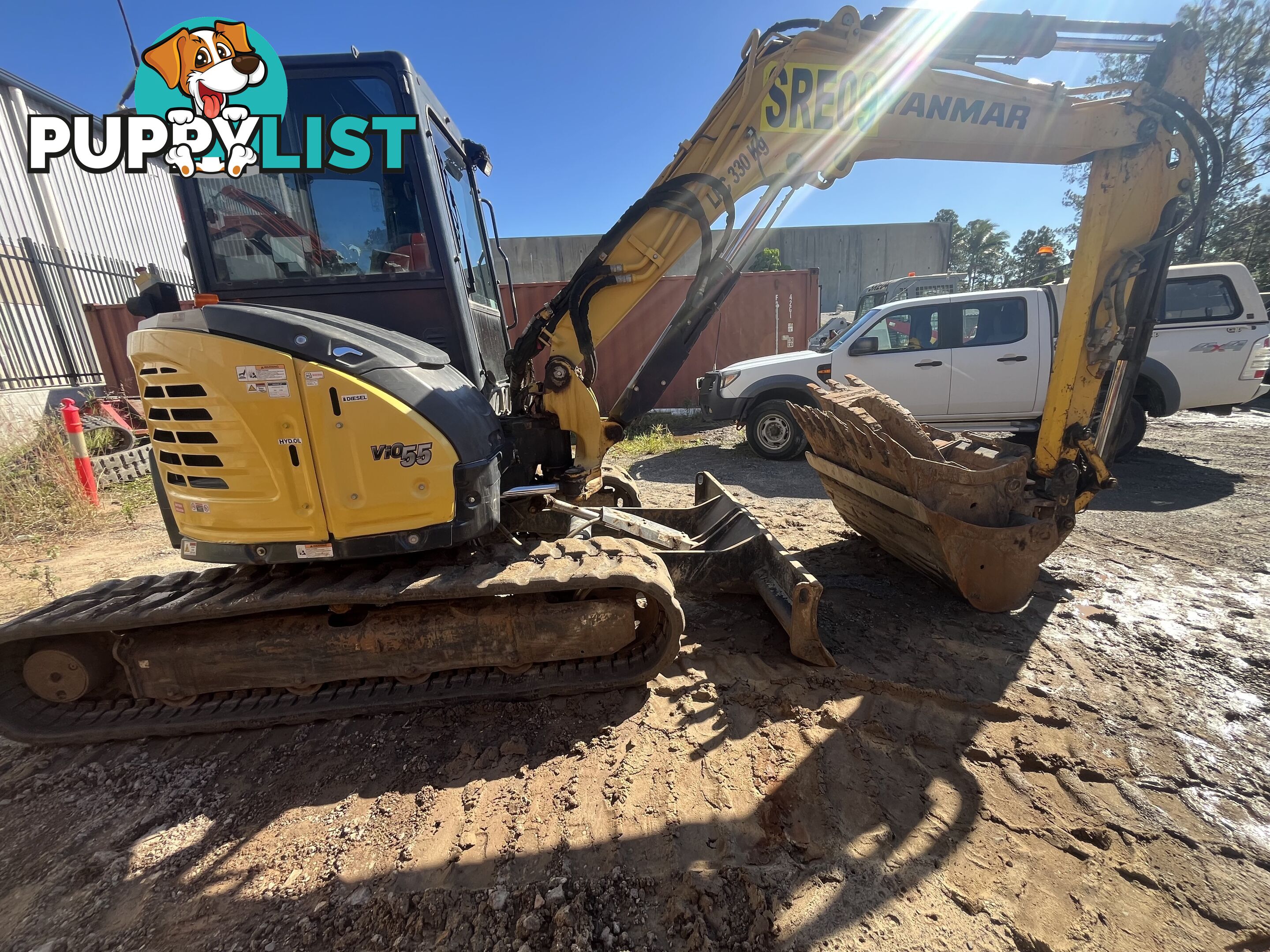 2020 Yanmar VIO55-6A excavator, Dougherty 350,450,600 buckets, mud bucket, ripper