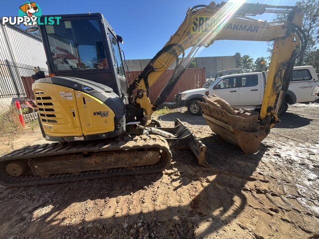 2020 Yanmar VIO55-6A excavator, Dougherty 350,450,600 buckets, mud bucket, ripper