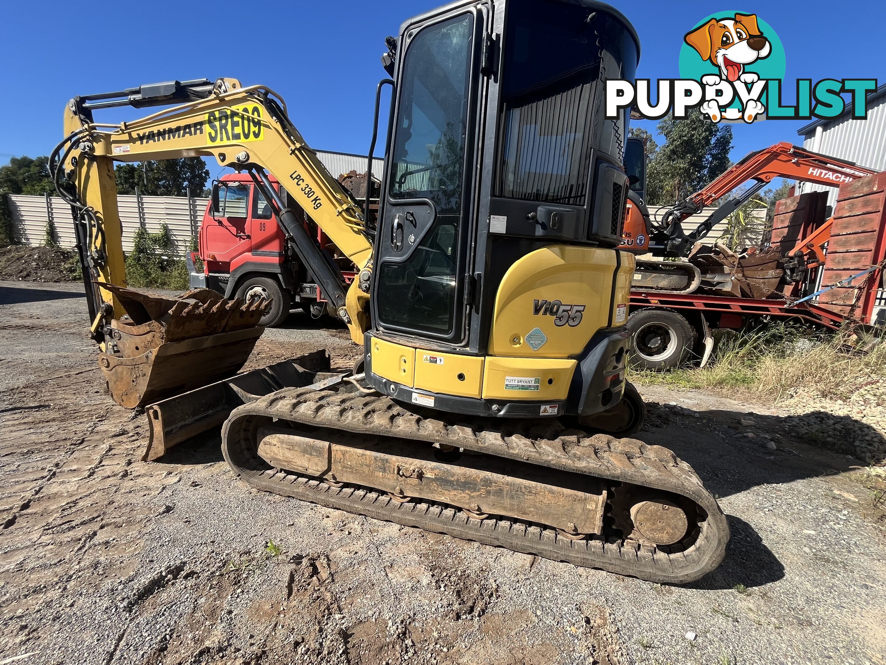2020 Yanmar VIO55-6A excavator, Dougherty 350,450,600 buckets, mud bucket, ripper