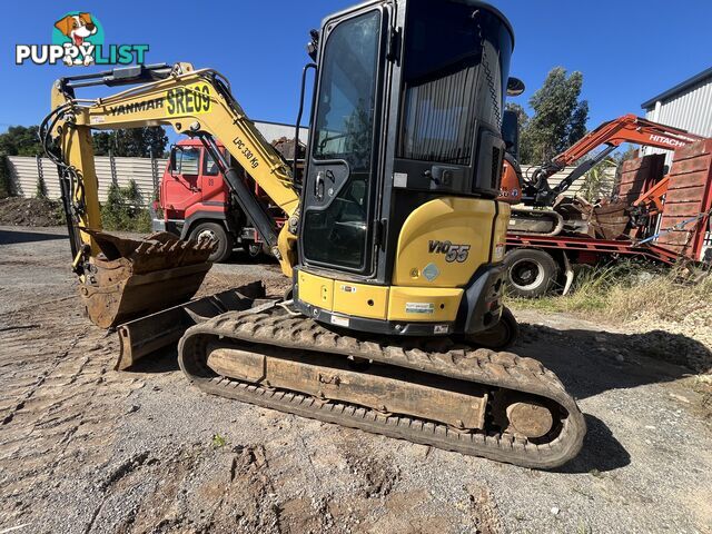 2020 Yanmar VIO55-6A excavator, Dougherty 350,450,600 buckets, mud bucket, ripper