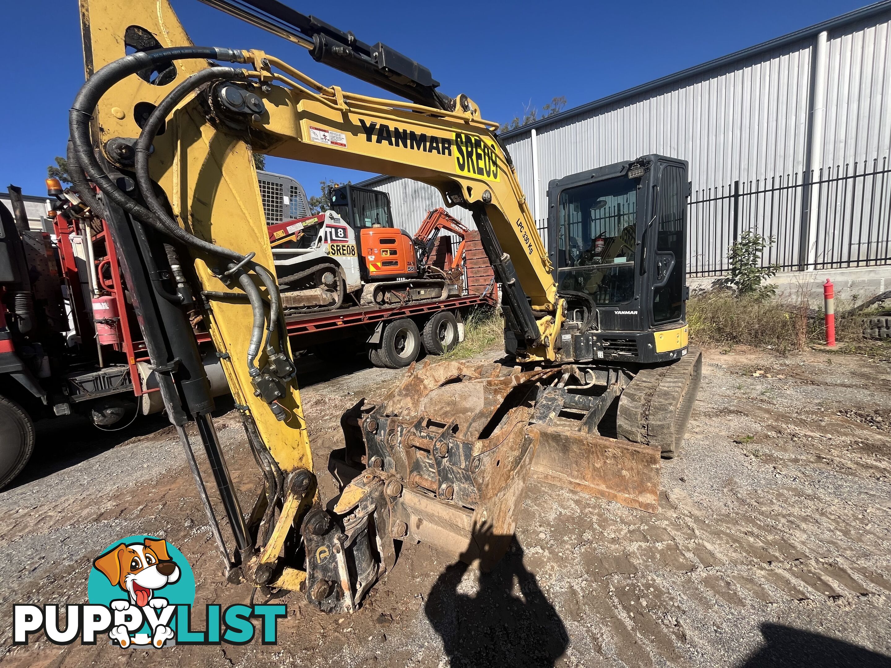 2020 Yanmar VIO55-6A excavator, Dougherty 350,450,600 buckets, mud bucket, ripper