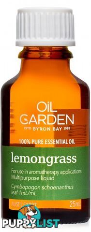 Oil Garden Lemongrass Pure Essential Oil 25ml - Oil Garden - 9318901200742