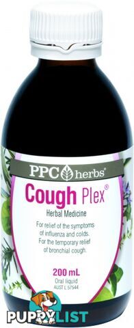 PPC Herbs Cough-Plex 200ml - PPC Herbs - 9327842000496