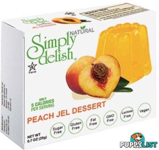 Simply Delish Peach Jelly 20g - Simply Delish - 751217900996