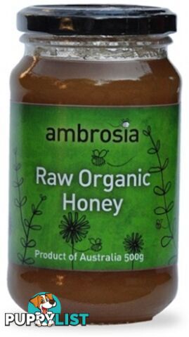 Ambrosia Organic Honey Raw 500g - Ambrosia - 9327006000195