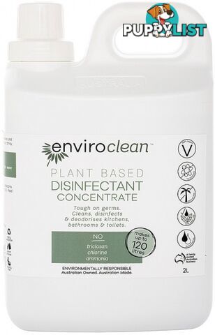 Enviro Clean Disinfectant Concentrate 2L - Enviro Care - 9325937000826