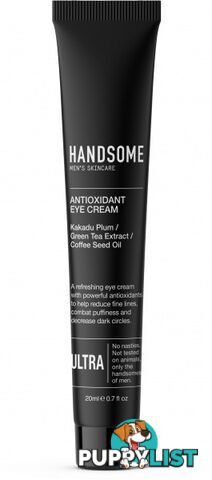 Handsome Men's Organic Skincare Antioxidant Daily Eye Cream 20ml - Handsome Men's Skincare - 9352337000811