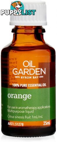 Oil Garden Orange  Pure Essential Oil 25ml - Oil Garden - 9318901200766