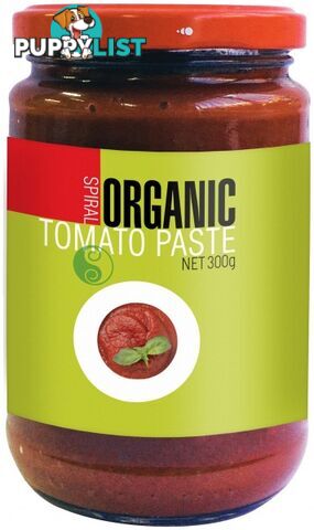 Spiral Organic Tomato Paste  Glass 300g - Spiral Foods - 9312336791509