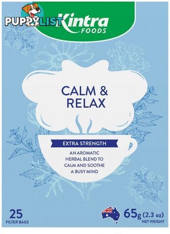 Kintra Foods Calm & Relax Tea 25Teabags - Kintra Foods - 9341709000740