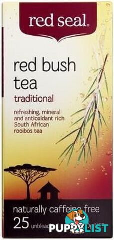 Red Seal Red Bush (Rooibos) 25Teabags - Red Seal - 9415991002574