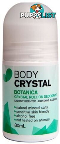 Body Crystal Natural Crystal Deodorant Botanica Roll-on 80ml - Body Crystal - 9300641001246