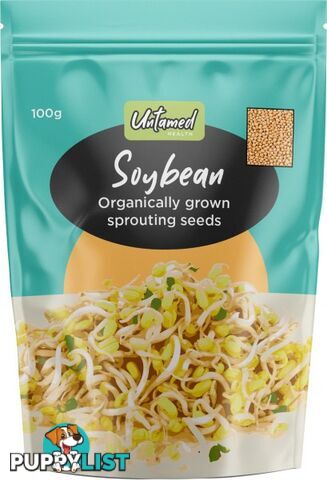 Untamed Soybean Earth-Friendly Sprouting Seeds  100g - Untamed Health - 9325307000616