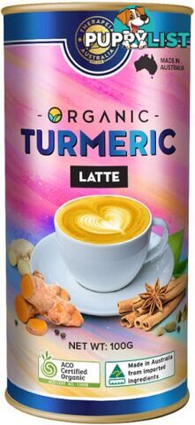 Therapeia Australia Organic Turmeric Latte  100g - Therapeia Australia - 726811352830