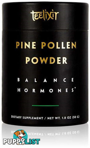 Teelixir Pine Pollen Powder Balance Hormones  50g - Teelixir - 806802047546