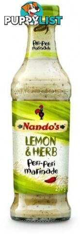 Nandos Lemon Herb Peri Peri Marinade 260g - Nandos - 6003770007105