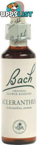 Bach Flower Scleranthus 20ml - Bach Flower - 5000488103281