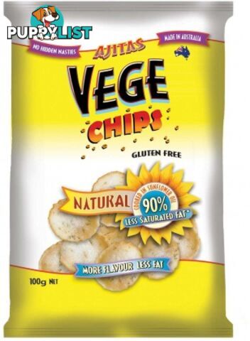 Vege Chips Natural 6x100g - Vege Chips - 9315991022001