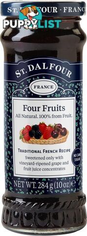 St Dalfour Four Fruits Fruit Spread 284g - St Dalfour - 084380957840