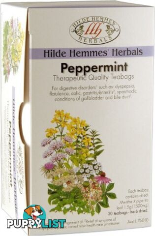 Hilde Hemmes Peppermint - 30 Teabags - Hilde Hemmes Herbals - 9315915004038