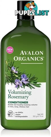 Avalon Organics Volumizing Rosemary Conditioner  325ml - Avalon Organics - 654749351604