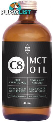 Coconut Magic C8 MCT Oil 480ml - Coconut Magic - 793591381794