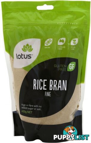 Lotus Rice Bran Fine  450g - Lotus - 9317127061076