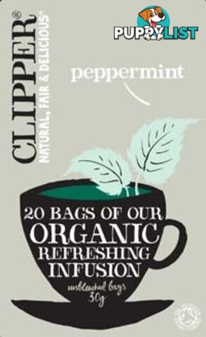 Clipper Organic Refreshing Infusion - Peppermint 20 Teabags - Clipper Teas - 5021991941795