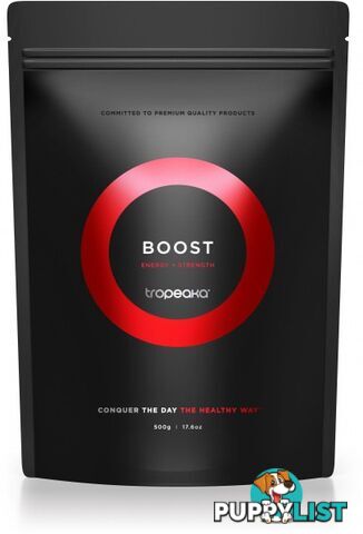 Tropeaka Organic BOOST (Energy & Strength) Protein Powder  500g Pouch - Tropeaka - 9350728000013