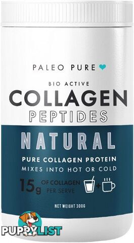 Paleo Pure Bio Active Collagen Peptides Natural Protein Mix 300g - Paleo Pure - 9354604000630