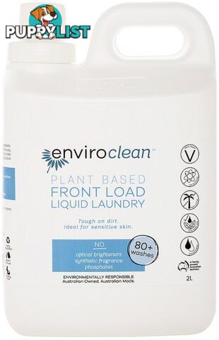 Enviro Clean Front Load Laundry Liquid 2L - Enviro Care - 9325937000383