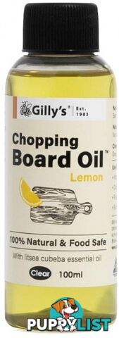 Gillys Chopping Board Oil Lemon 100ml - Gillys - 9324554000660