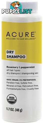 Acure Dry Shampoo (All Hair Types) 48g - ACURE - 854049002323