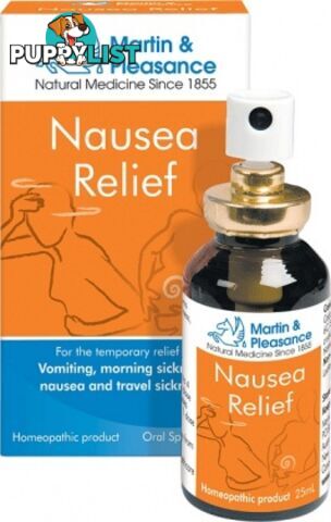 Martin & Pleasance 25ml Nausea Relief - Martin & Pleasance - 9324294001200