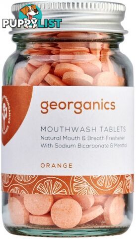 Georganics Mouthwash Tablets Orange 180tabs - Georganics - 5060480200043